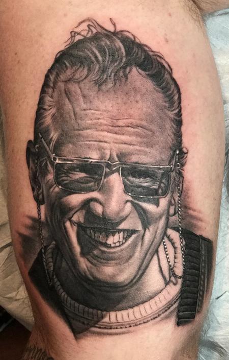 Bob Tyrrell - Allen Davis Portrait Tattoo